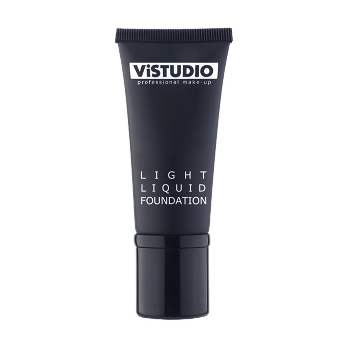 Тональна основа-флюїд для обличчя ViSTUDIO Light Liquid Foundation 01 Золотистий беж, 50 мл